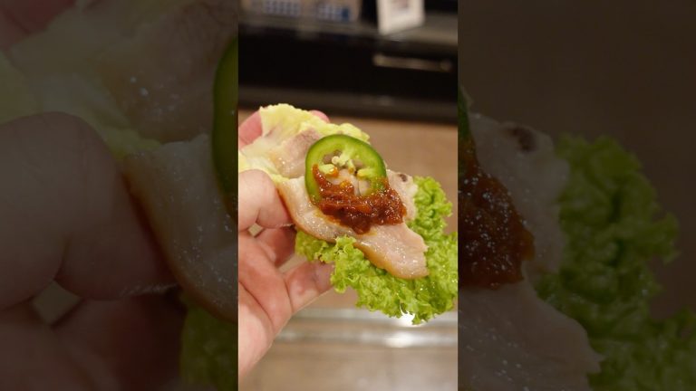 braised pork trotter jokbar 족발 #fyp