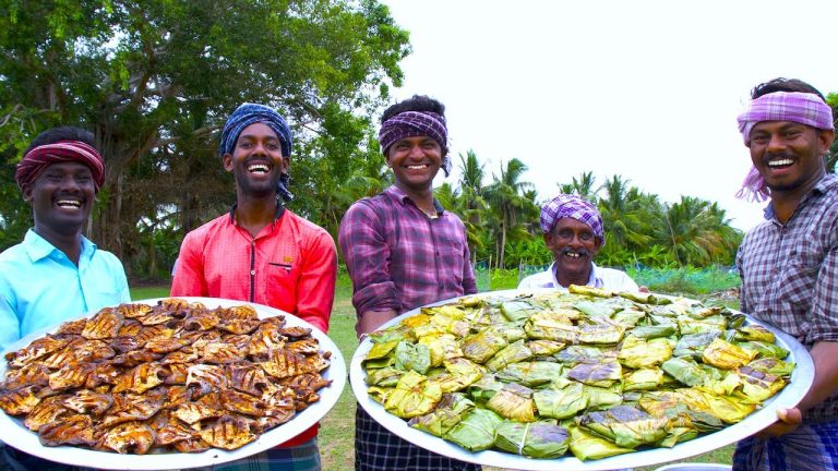 MEEN POLLICHATHU | KERALA Special Fish Fry in Banana Leaf | Silver Pomfret Fish Fry Karimeen Recipe
