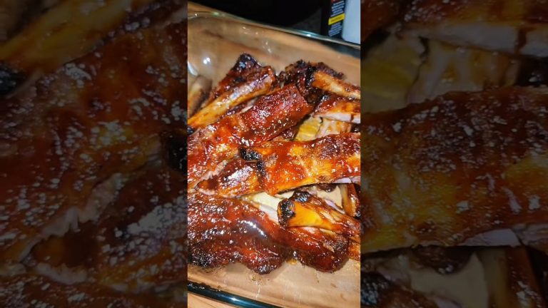 Easy recipe #bbq #ribs #cooking #shorts #subscribe #fyyyp #jamaicanstyle @Kayanntoocute