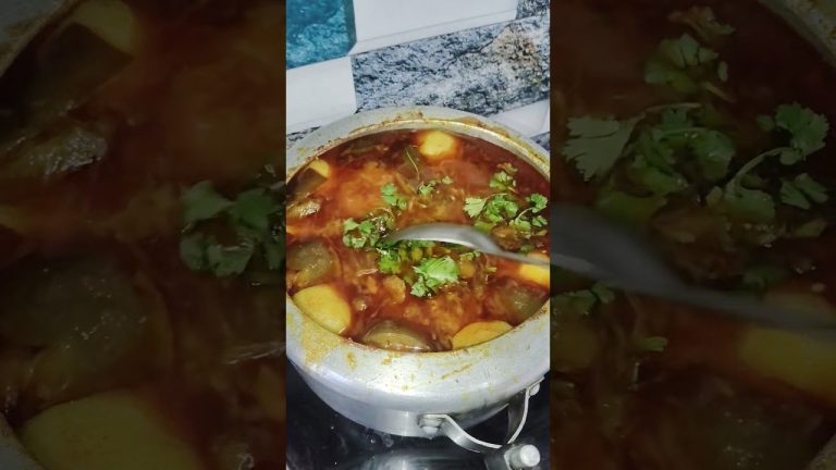 Baigan Gosh Ke Recipe I Gosht ka salan #goshtaloo#Baigangosht#beefsalan#shorts