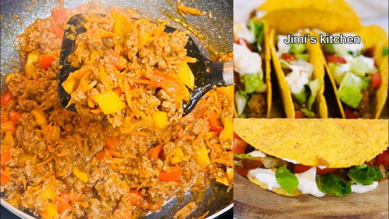 Tacos |Taco filling recipe with ground beef | How to cook ground beef for tacos |#beef #yt #tacos