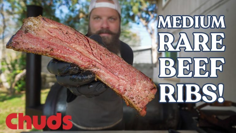 Tender Medium Rare Beef Ribs! | Chuds BBQ