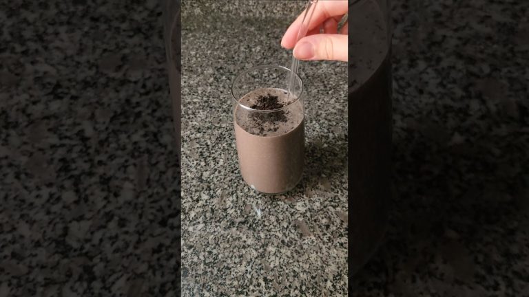 Oreo bisküvili smoothie tarifi😋#içecek#drink#mutfak #kitchen #asmr #smoothie #tarif#tarifler #recipe