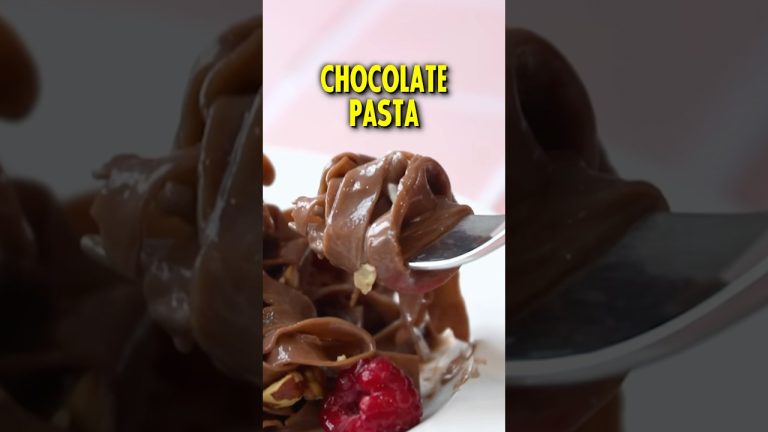 There’s a Chocolate Pasta?! 🍝🍫😳