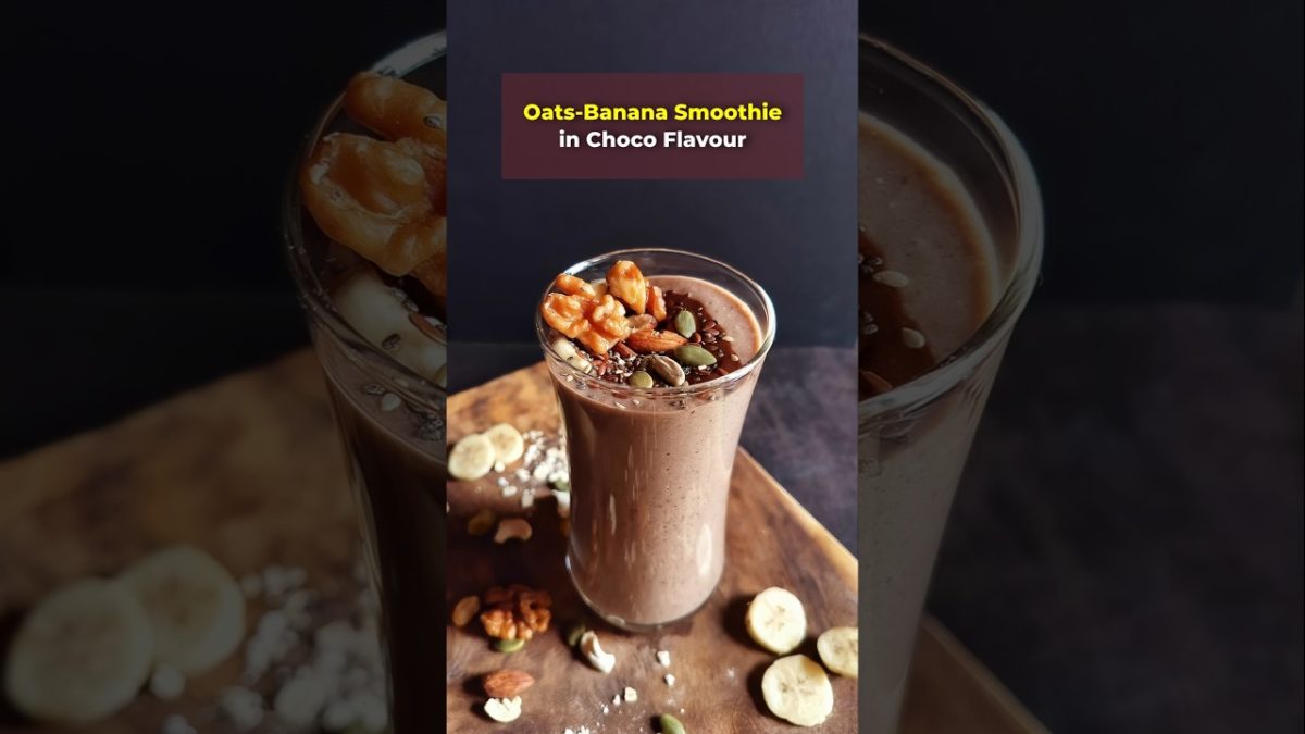 Banana Smoothie without Milk | Simple Smoothie Recipes | Healthy Smoothie #shorts