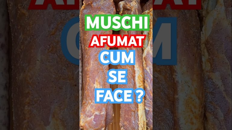 MUSCHI DE PORC USCAT ȘI AFUMAT