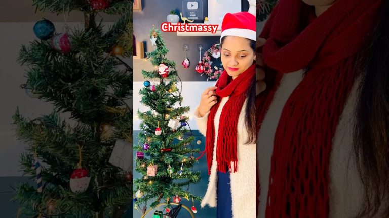 #shorts Christmassy #selinesrecipes #christmas #christmastree #decoration