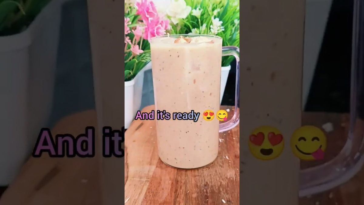 Delicious dry fruits milk shake 😍😋…#short#video#recipi#vital#cookingwithmubi
