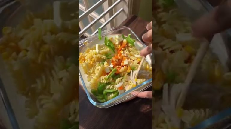 Cold Pasta Salad Recipe 🤤 | Spicy Pasta | So Saute | #shorts