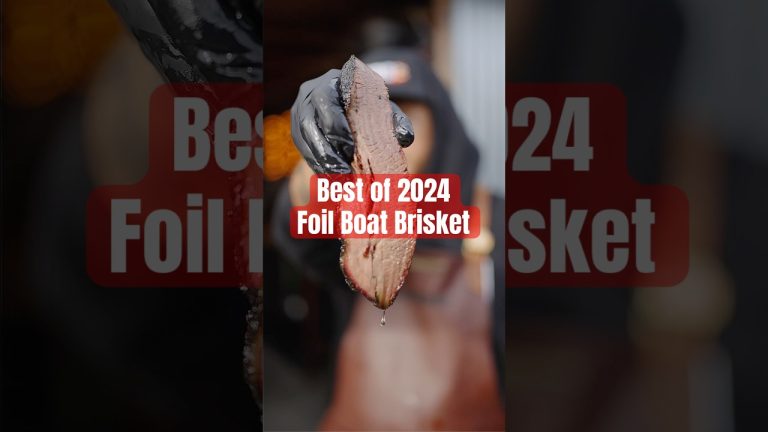 Best of 2024: Foil Boat Brisket #brisket #foilboat #smokedbrisket #pelletsmoker #bbq #tftibbq