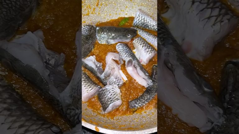 Bele Fish Bhuna Recipe #shorts #asmr #cooking