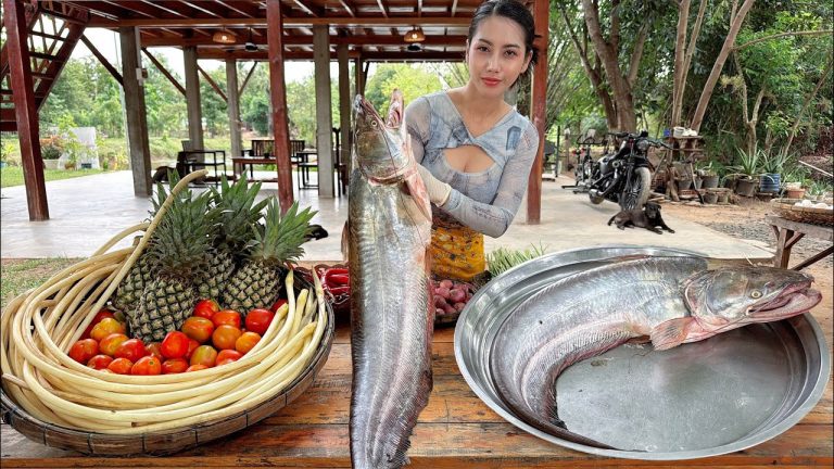 How to cook fish soup with vegetable and fish fried recipe – Amazing cooking