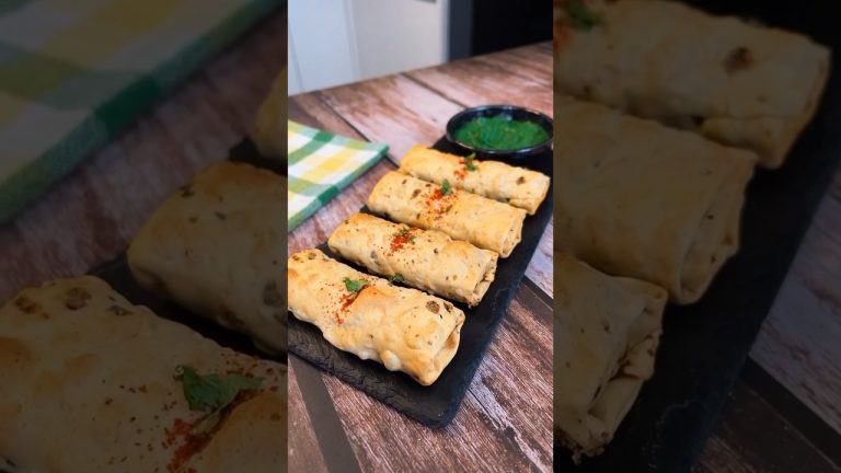 Papad paneer roll recipe – paneer wrap recipe indian – how to make papad in air fryer #shortsfeed