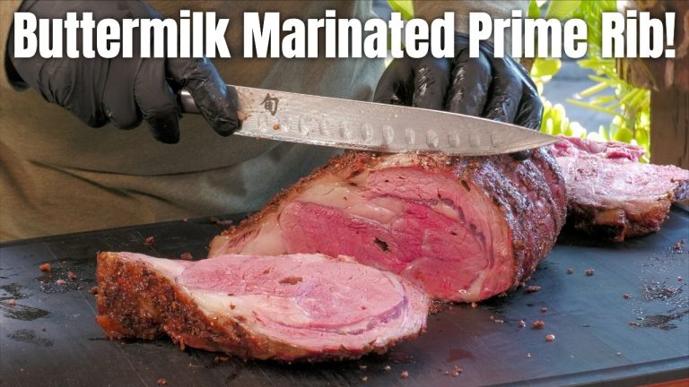 A New Way To Cook Prime Rib! | El Patron Prime Rib Recipe! | Buttermilk Marinated!