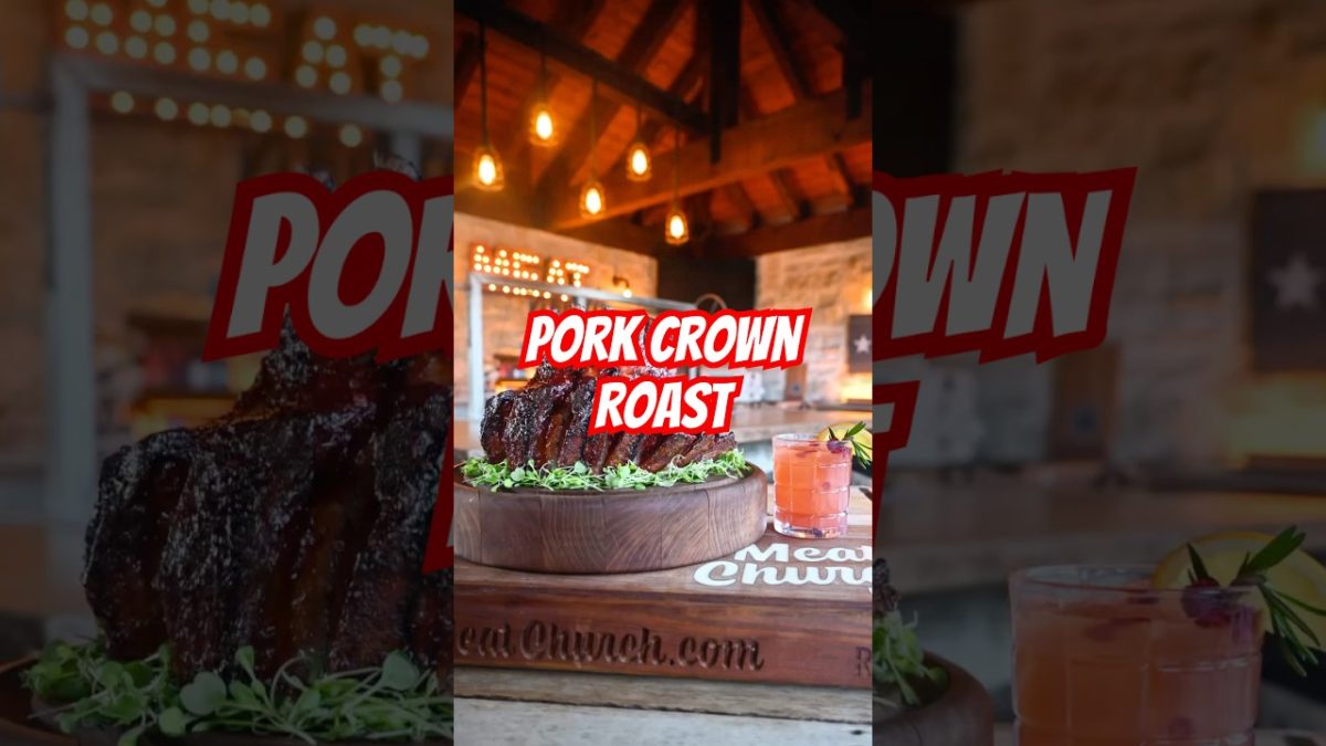 Gorgeous Holiday Meal – Pork Crown Roast. Full video also on this channel.