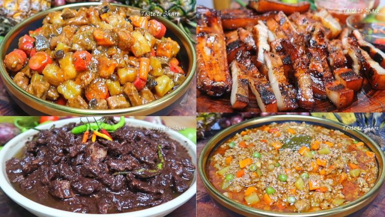 4 easy Ways to Cook Pork for the Holidays💯👌 Masasarap na Ulam sa Salo-salo..