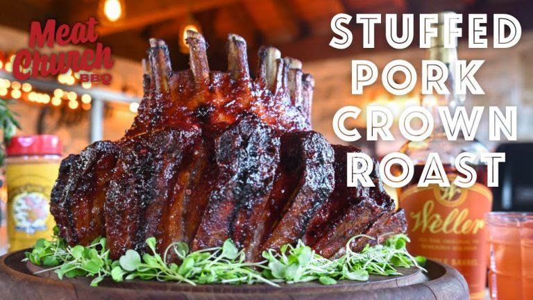Delicious and Inexpensive Holiday Meal – Stuffed Pork Crown Roast