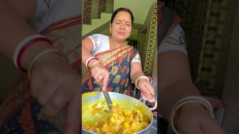 নতুন চিকেন রেসিপি । চিকেন Lonka Pora Recipe #shorts