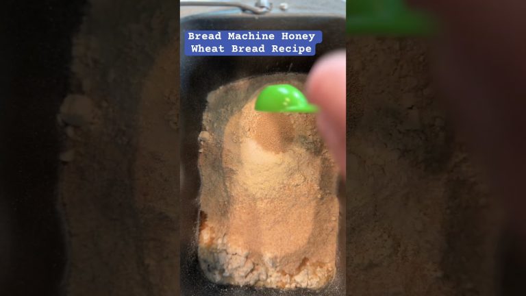 Bread Machine Honey Wheat Bread 🍯 🌾 🍞 #recipe