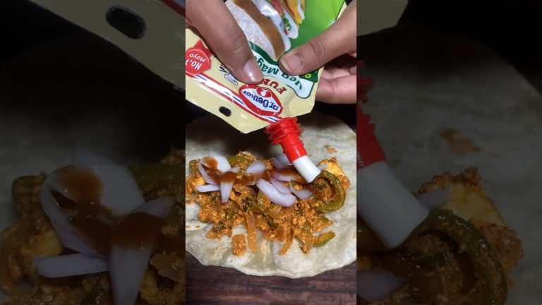 पनीर काठी रोल 🫔|| Paneer Kathi Roll #Recipe #shorts