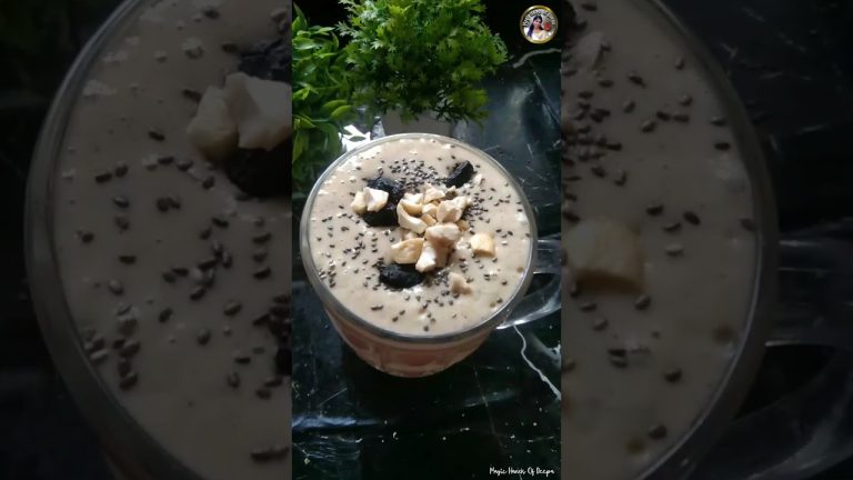 🔷🔥ഓട്സ് ബനാന സ്മൂത്തി ll Healthy Oats Banana Smoothie ll Oats Meal Smoothie #shorts