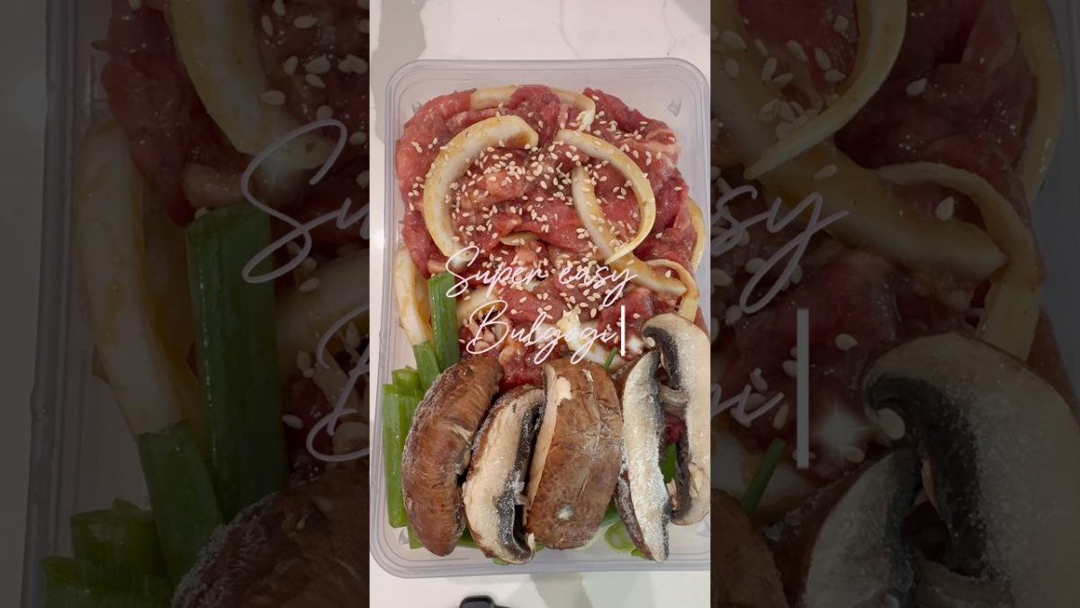 Beef Bulgogi marinade Korean Beef Bulgogi: 초간단 불고기 재우기 #shorts #cookingathome #bulgogi #dailyvlog
