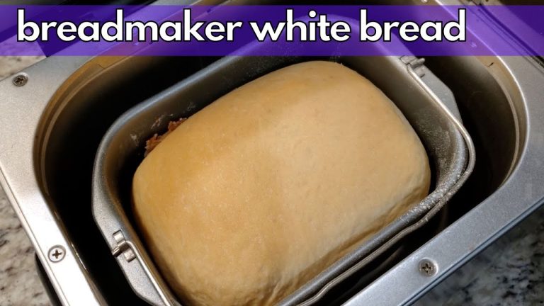 Homemade White Bread in a Breadmaker – Foolproof Fluffy White Bread! | Baking Bread for Beginners!