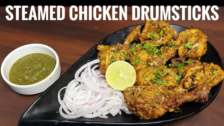 Gym Diet Steamed Chicken Drumsticks | Recipe Zero Oil Steamed Chicken Leg Pieces
