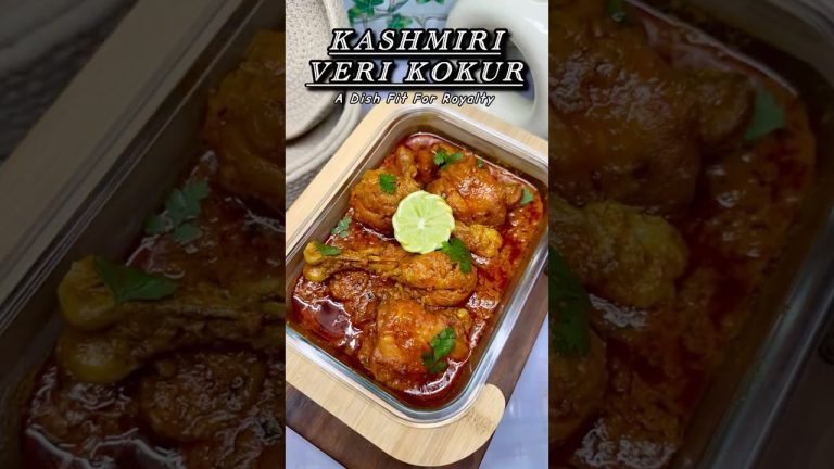 Delicious Kashmiri Veri Kokur || Easy Masala Tikki Chicken Recipe || Kashmiri Cuisine#shorts#kashmir
