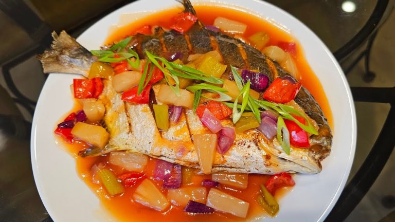 Easy sweet & sour fish recipe | sweet and sour recipe