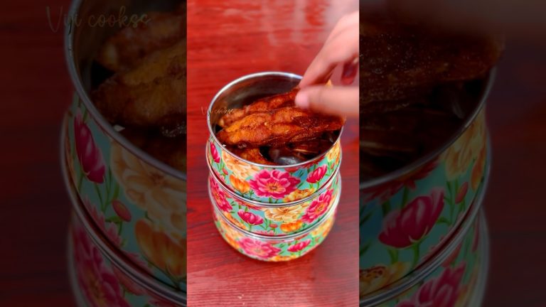 Today’s lunchbox recipe: Rasam with meen fry 🍣 #shortsfeed #lunchbox #fishfry #lunchideas