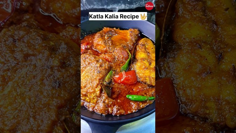 Katla Kalia Recipe 🤟😍🔥#bengalirecipe #fishrecipe  #youtubeshorts #food
