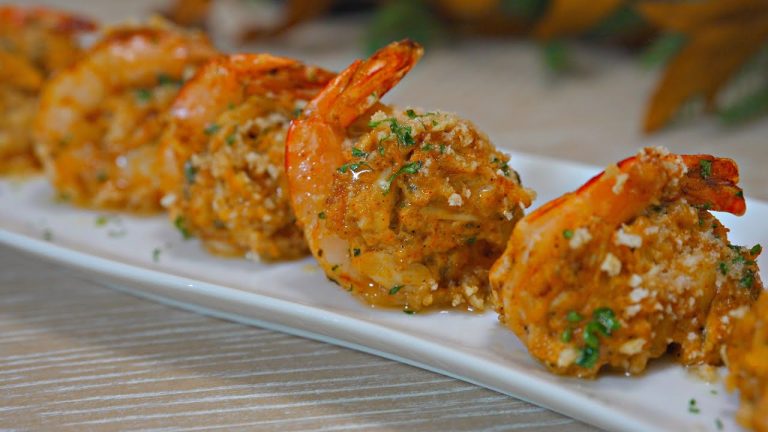 The BEST Cajun Crab Stuffed Shrimp | EASY Seafood Party Appetizer