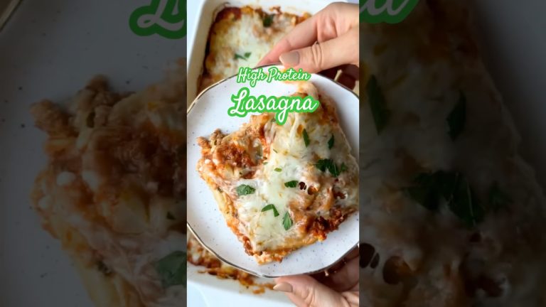 The Best Easy Lasagna (high protein)