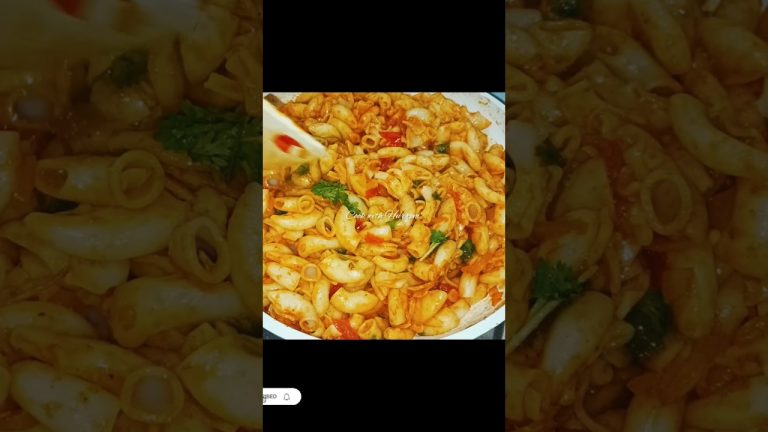 Quick tiffin box pasta recipe #Shorts #food #yt