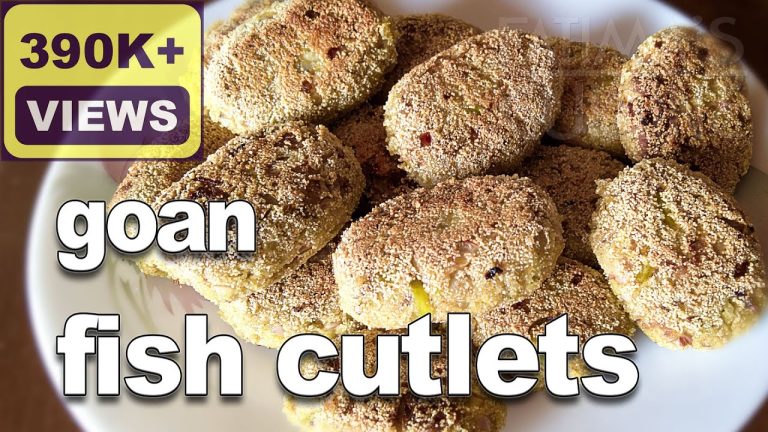 Goan Fish Cutlets | Bangda / Goan Mackerel Cutlets Recipe | Goan Fish Patties | Goan Fish Recipes
