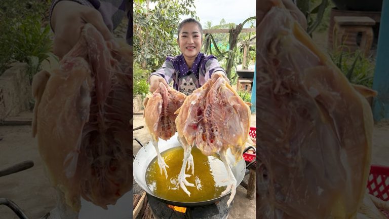 Yummy deep fry native chickens