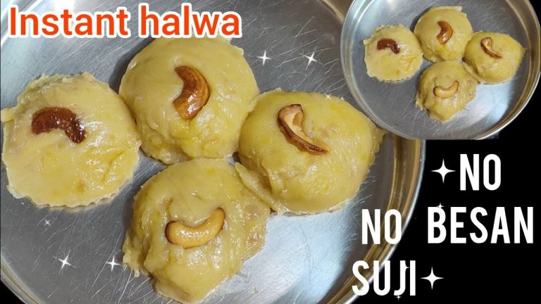 New Year Sweet Recipe 🎉 | Instant Halwa Without Suji | Moong Dal Halwa Without Besan And Suji #halwa