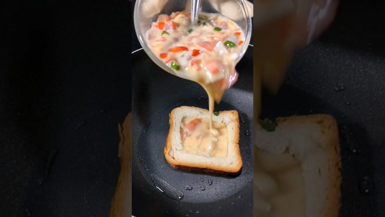 tried this Egg & bread recipe #trending#food studio#youtube