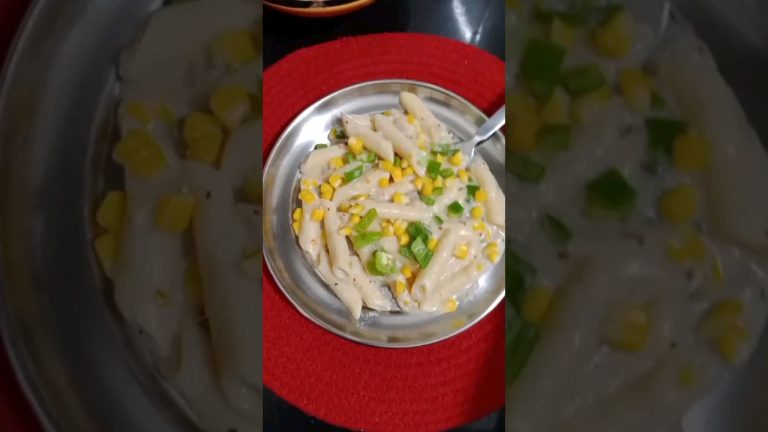 white sauce Pasta  recipe | Easy & Quick Pasta| Panne Pasta Recipe| @Pratikshaaskitchen