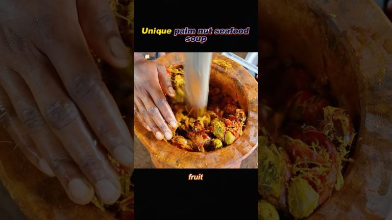 Palm nut seafood soup #delicius #foodclips #palm #seafood