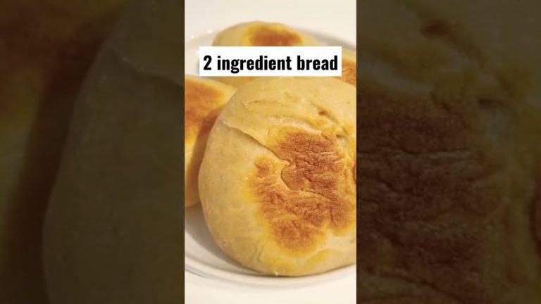 2 INGREDIENTS BREAD WITHOUT OVEN!