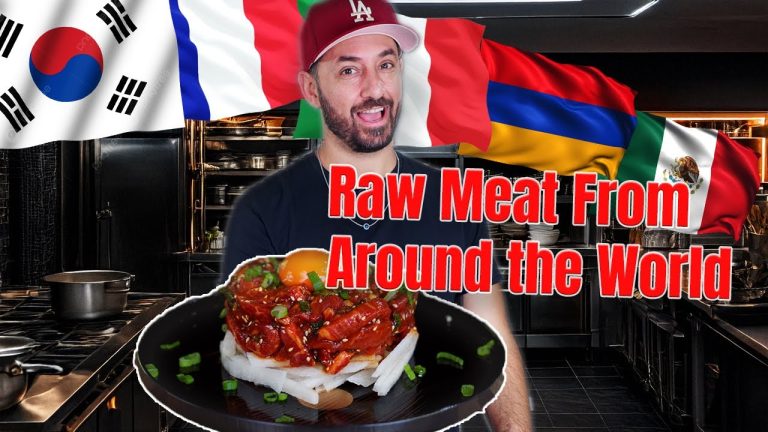 I Tried Raw Beef Recipes From Around The World!