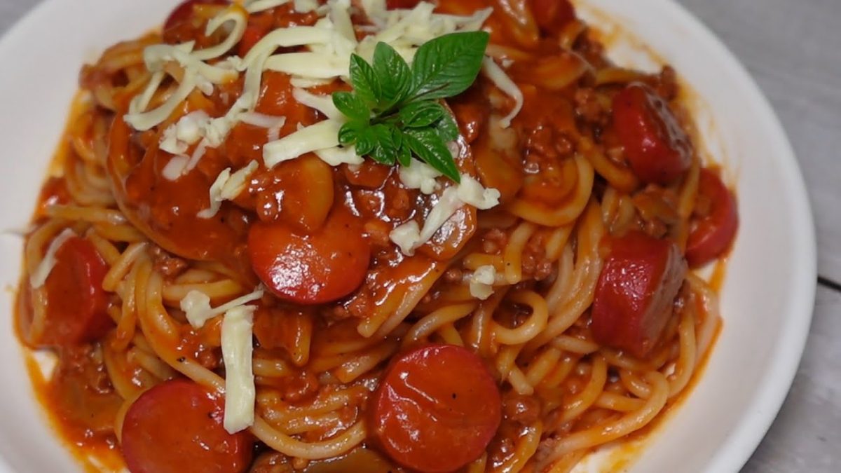 How To Cook Spaghetti Noche Buena Dish Pinoy Recipe