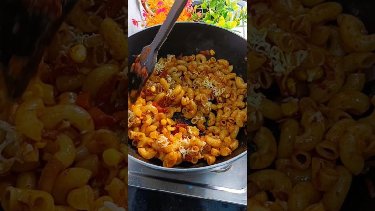 Macaroni Masala: The Pasta Dish You Didn't Know You Needed #Macaroni Masla Pasta #Ytshorts