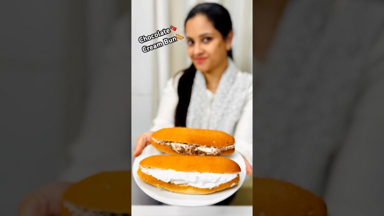 #shorts Cream Bun #selinesrecipes #eveningsnacks #bread