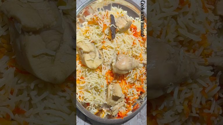 Chicken pulao Easy Recipe #shorts #cookwithzainab #cooking