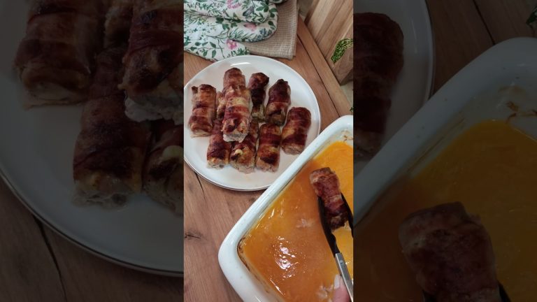 Roladki ze schabu z serowym nadzieniem i boczkiem – idealne na świąteczny obiad!