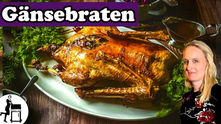 Gänsebraten zu Weihnachten | Die Frau am Grill