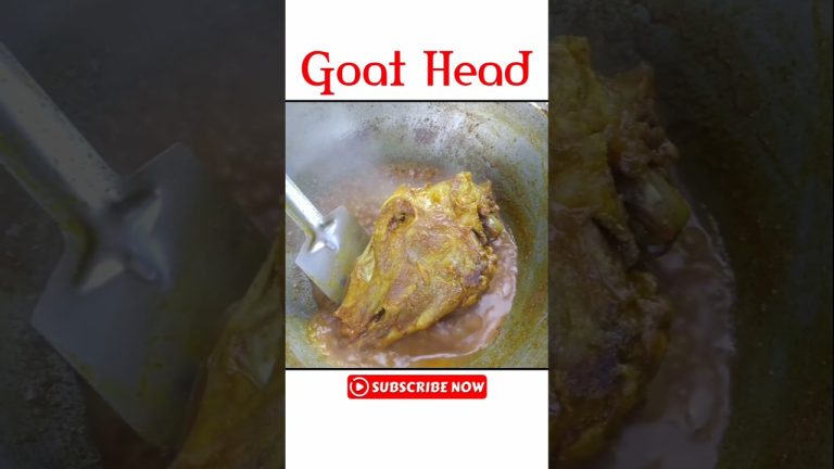 Goat head | #goatheadrecipe #goatheadcurry #tastyvillfoodcooking